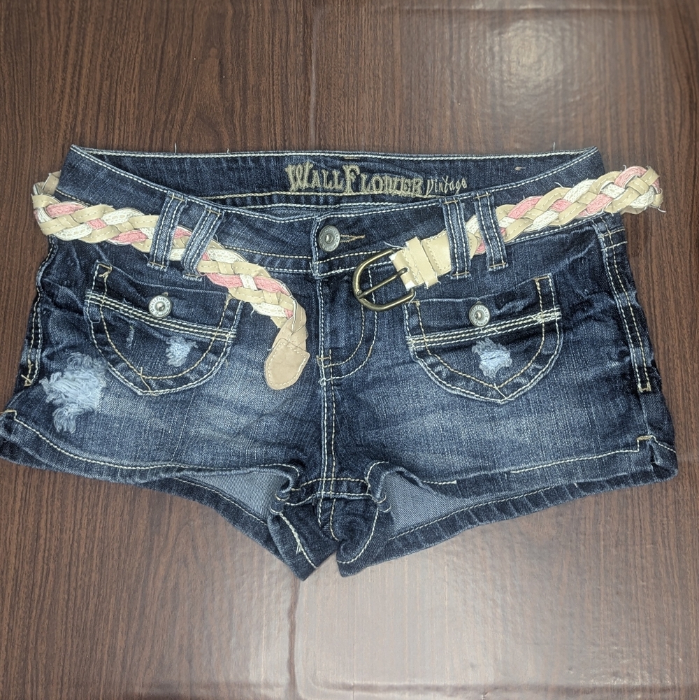 Wallflower Vintage 3R Jenna Denim Shorts